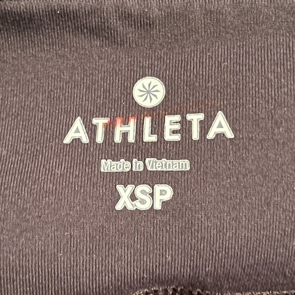 NWT Athleta Ananda Split Crop Yoga Leggings sz XSP - Picture 4 of 4